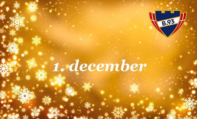 B.93 Julekalender – 1. december