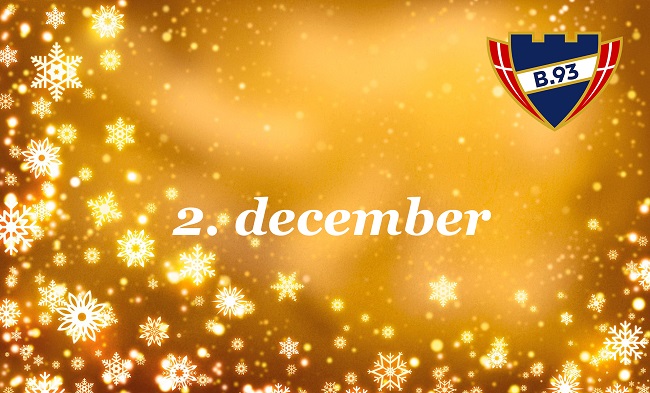 B.93 Julekalender – 2. december